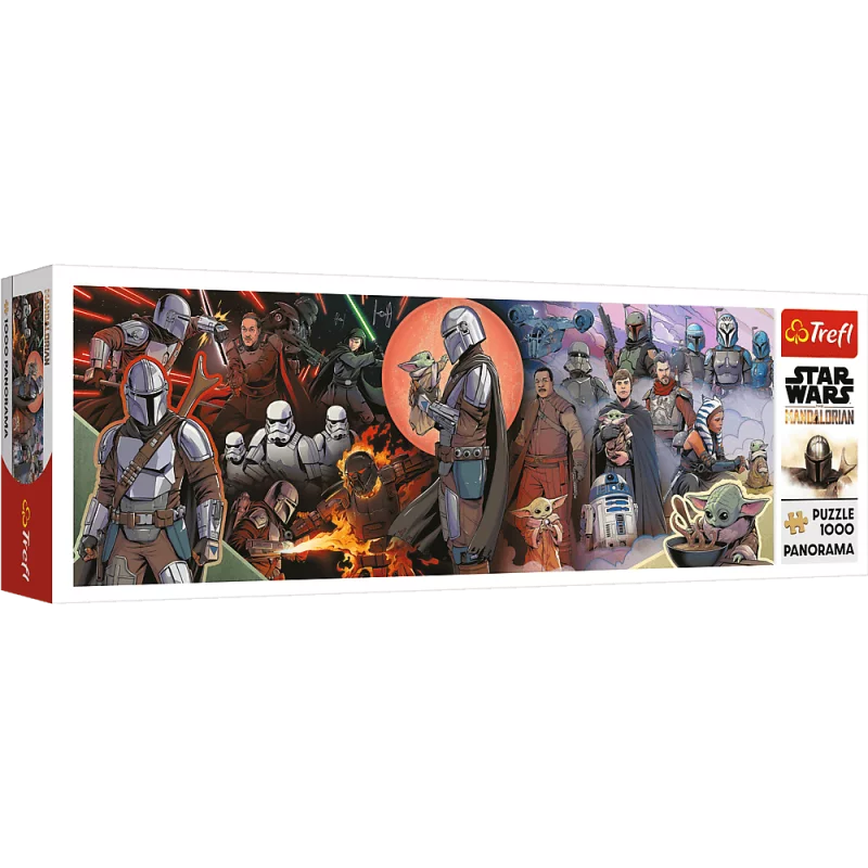 PRZYGODY MANDALORIANA STAR WARS PUZZLE 1000 ELEMENTÓW 12+ - Trefl