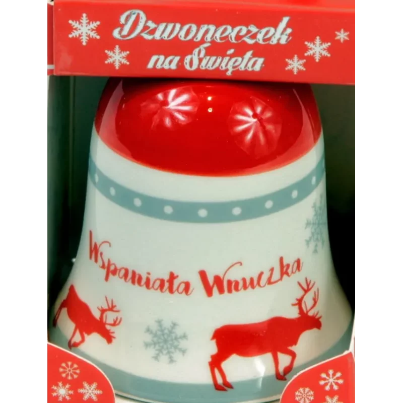 DZWONEK CERAMICZNY WSPANIAŁA WNUCZKA - MCD