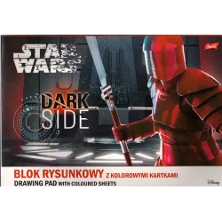 BLOK RYSUNKOWY Z KOLOROWYMI KARTKAMI 16 KARTEK A4 - St. Majewski