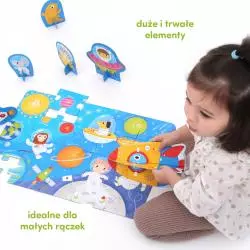 KOSMOS PUZZLE PRZESTRZENNE 20 ELEMENTÓW 8 DUŻYCH FIGUREK CZUCZU 2+ - Bright Junior Media