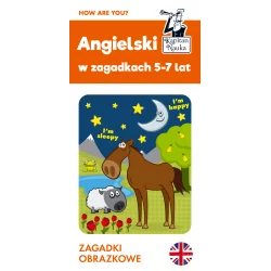 ANGIELSKI W ZAGADKACH 5-7 LAT ZAGADKI OBRAZKOWE KAPITAN NAUKA 5+ - Edgard