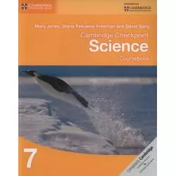 CAMBRIDGE CHECKPOINT SCIENCE COURSEBOOK 7 David Sang, Mary Jones - Cambridge University Press