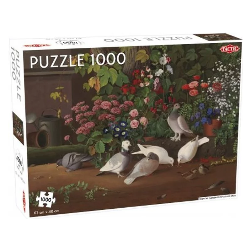 FLOWERS AND BIRDS PUZZLE 1000 ELEMENTÓW - Tactic