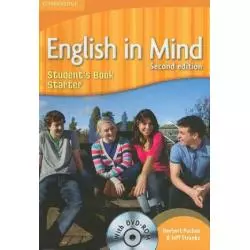 ENGLISH IN MIND STARTER STUDENTS BOOK + DVD Herbert Puchta, Jeff Stranks - Cambridge University Press