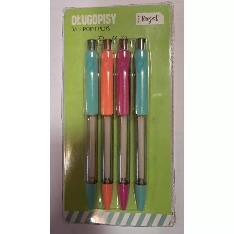 DŁUGOPISY BALLPOINT PENS 4 SZT. - Joinco