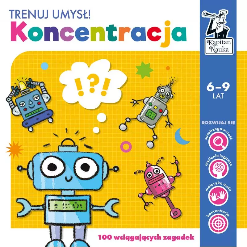 KONCENTRACJA TRENUJ UMYSŁ GRA EDUKACYJNA KAPITAN NAUKA 6+ - Edgard