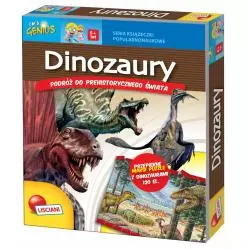 DINOZAURY PUZZLE 120 ELEMENTÓW + KSIĄŻKA 5+ - Lisciani