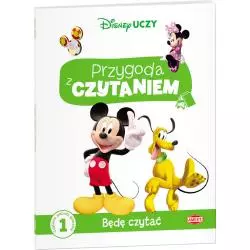 DISNEY UCZY KLUB PRZYJACIÓŁ MYSZKI MIKI PRZYGODA Z CZYTANIEM BĘDĘ CZYTAĆ - Ameet