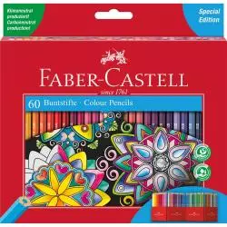 KREDKI OŁÓWKOWE 60 KOLORÓW FABER-CASTEL - Faber Castell