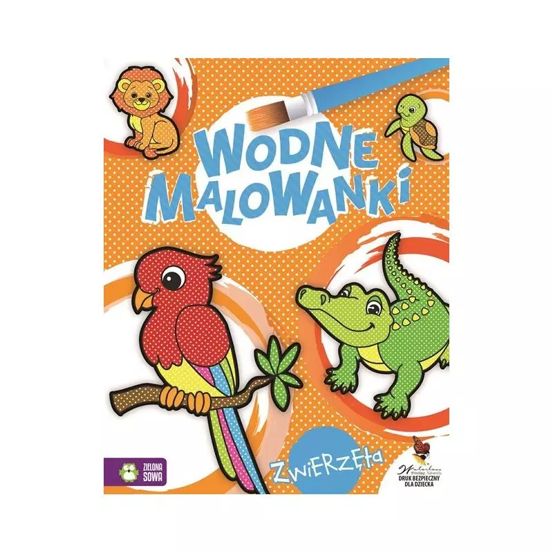 ZWIERZĘTA WODNE MALOWANKI - Zielona Sowa