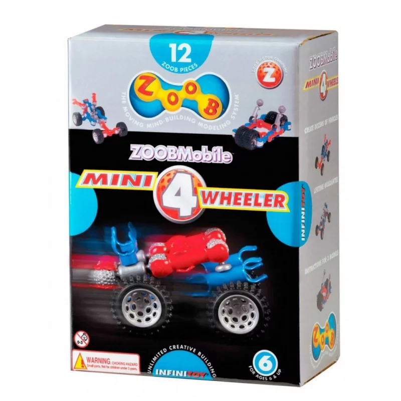 ZOOB KLOCKI MOBILE MINI 4 WHEELER 6+ - Alex Toys