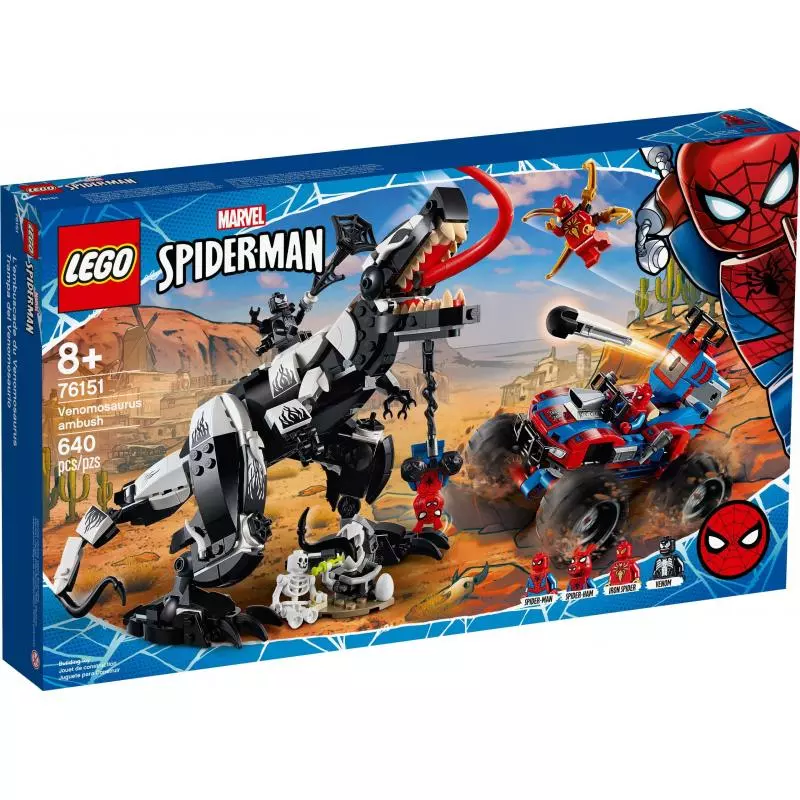 STARCIE Z VENOMOZAUREM LEGO MARVEL SPIDER-MAN 76151 - Lego