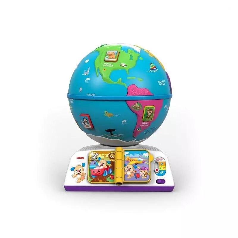 EDUKACYJNY GLOBUS ODKRYWCY UCZ SIĘ I ŚMIEJ! FISHER-PRICE 18M+ - Mattel
