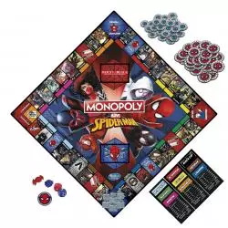 MONOPOLY SPIDER-MAN GRA PLANSZOWA 8+ - Hasbro