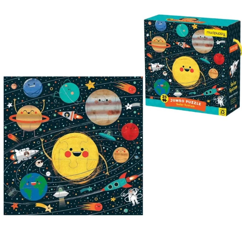 UKŁAD SŁONECZNY JUMBO PUZZLE 25 ELEMENTÓW 2+ - 