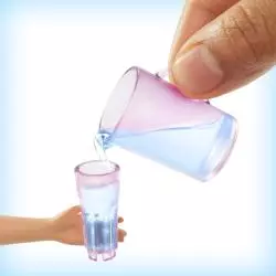 LALKA BARBIE ZESTAW Z MEBLAMI I AKCESORIAMI KUCHENNYMI 3+ - Mattel