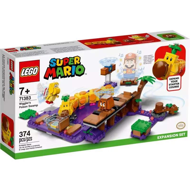 TRUJĄCE BAGNO WIGGLERA ZESTAW DODATKOWY LEGO SUPER MARIO 71383 - Lego