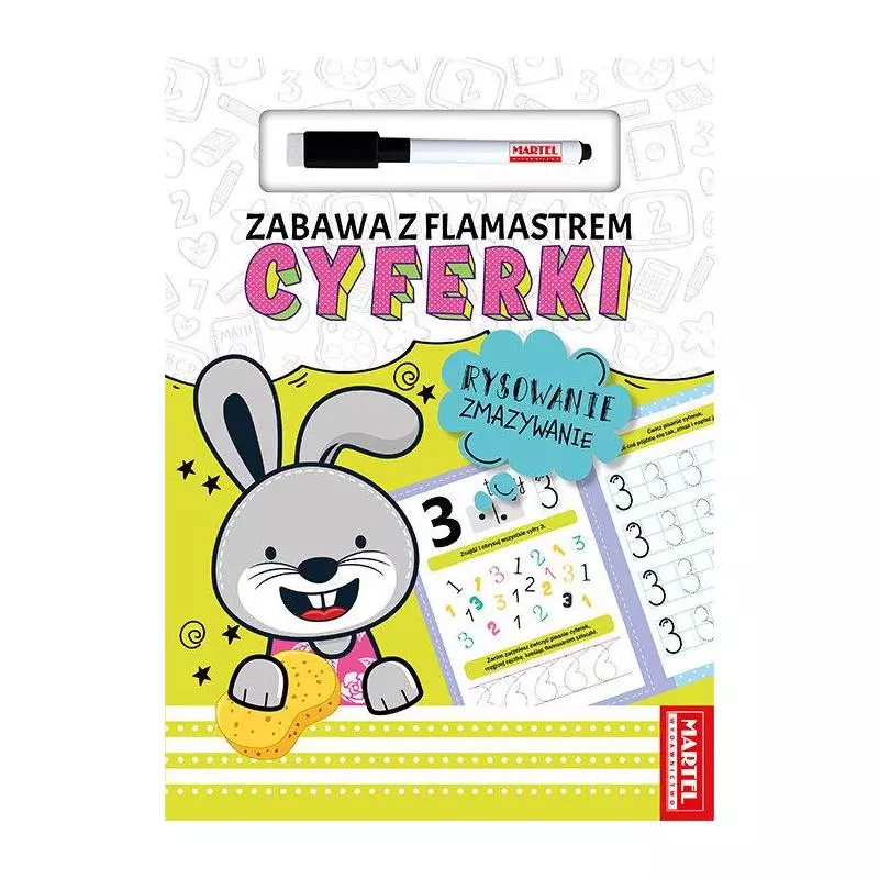 CYFERKI. ZABAWA Z FLAMASTREM - Martel