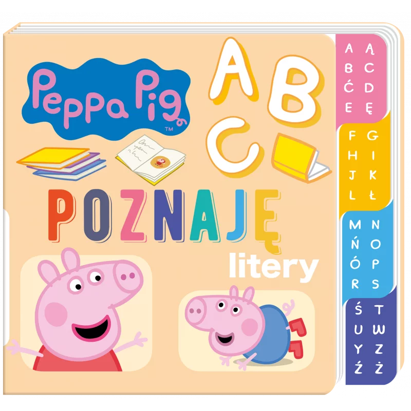 ŚWINKA PEPPA POZNAJ LITERY - Media Service Zawada