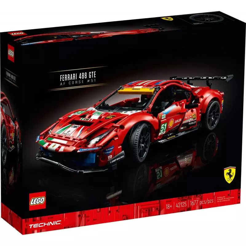 FERRARI 488 GTE AF CORSE 51 LEGO TECHNIC 42125 - Lego