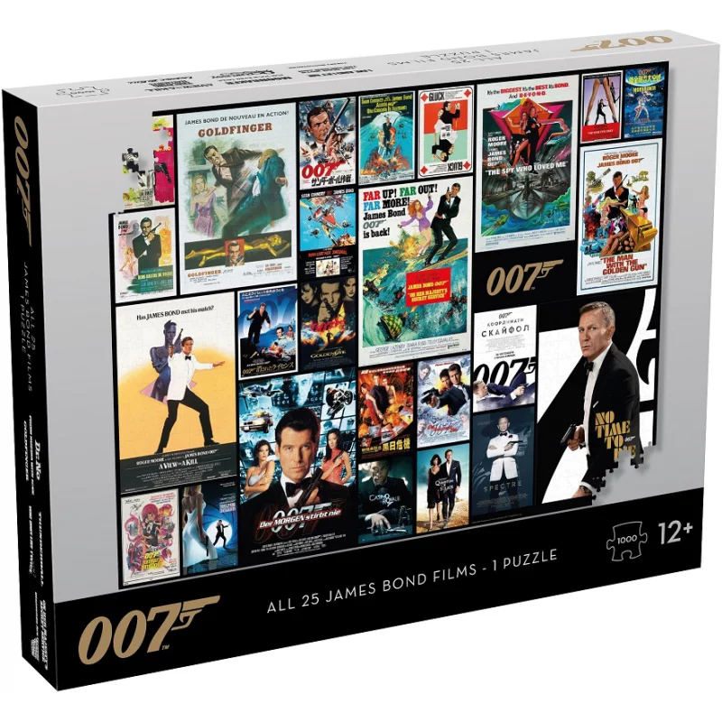 JAMES BOND 007 PUZZLE 1000 ELEMENTÓW - Winning Moves