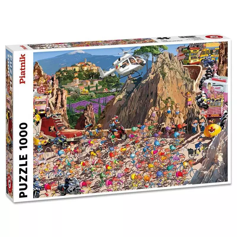 RUYER WYŚCIGI KOLARSKIE PUZZLE 1000 ELEMENTÓW - Piatnik RUYER WYŚCIGI KOLARSKIE PUZZLE 1000 ELEMENTÓW - Piatnik