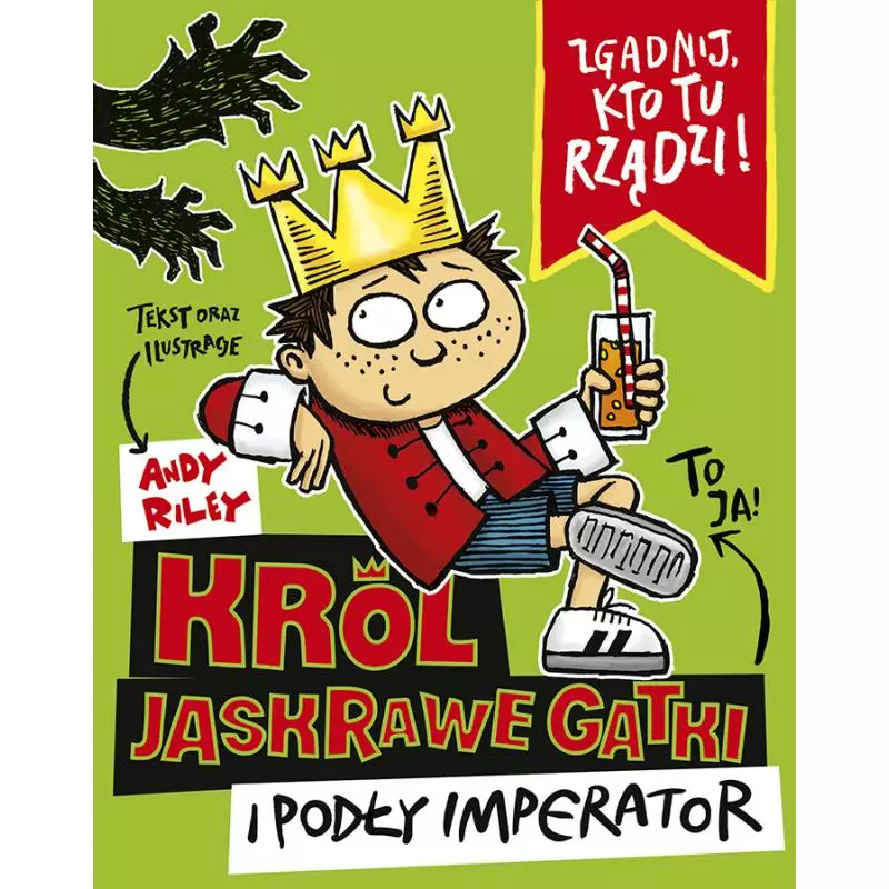 KRÓL JASKRAWE GATKI I PODŁY IMPERATOR Andy Riley - Wydawnictwo Literackie