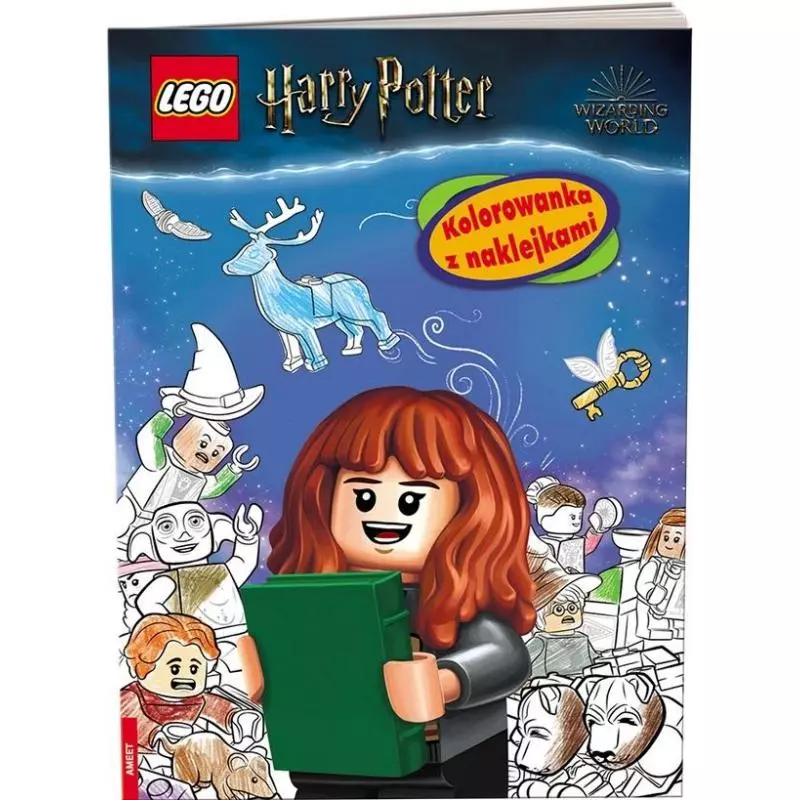 LEGO HARRY POTTER KOLOROWANKA Z NAKLEJKAMI - Ameet