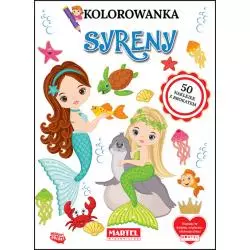 SYRENY KOLOROWANKA Z NAKLEJKAMI - Martel