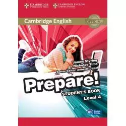 CAMBRIDGE ENGLISH PREPARE! 4 STUDENTS BOOK - Cambridge University Press