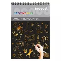 NOTES WYDRAPYWANKA ZŁOTA A4 - Incood