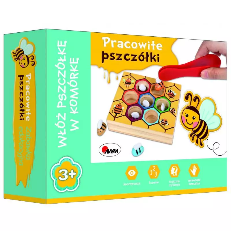 PRACOWITE PSZCZÓŁKI GRA EDUKACYJNA 3+ - AWM