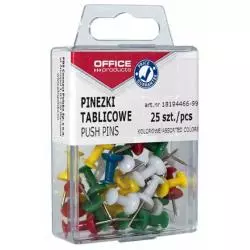 PINEZKI KOLOROWE 25SZT. - Office Products