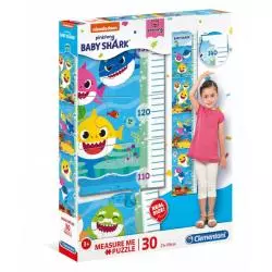 BABY SHARK PUZZLE MIARKA WZROSTU 30 ELEMENTÓW 3+ CLEMENTONI - Clementoni