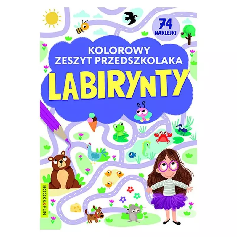 LABIRYNTY KOLOROWY ZESZYT PRZEDSZKOLAKA - Books & Fun