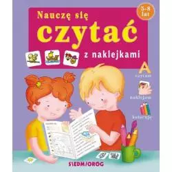 NAUCZĘ SIĘ CZYTAĆ Z NAKLEJKAMI 5-8 LAT Adam Langowski - Siedmioróg