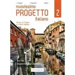 NUOVISSIMO PROGETTO ITALIANO 2 ĆWICZENIA + 2 CD B1-B2 Sandro Magnelli, Telis Marin, Lorenza Ruggieri - Edilingua