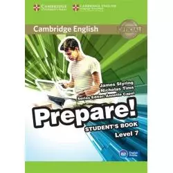 CAMBRIDGE ENGLISH PREPARE! 7 STUDENTS BOOK James Styring, Nicholas Tims - Cambridge University Press