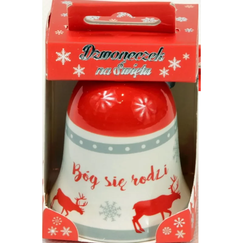 DZWONEK CERAMICZNY BÓG SIĘ RODZI - MCD