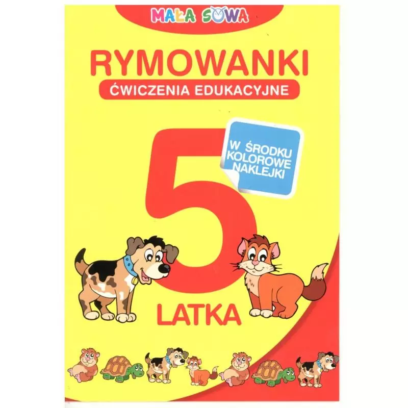 RYMOWANKI 5-LATKA ĆWICZENIA EDUKACYJNE - Damidos