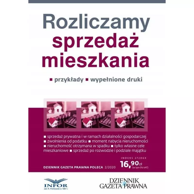 ROZLICZAMY SPRZEDAŻ MIESZKANIA DZIENNIK GAZETA PRAWNA 2/2020 - Infor