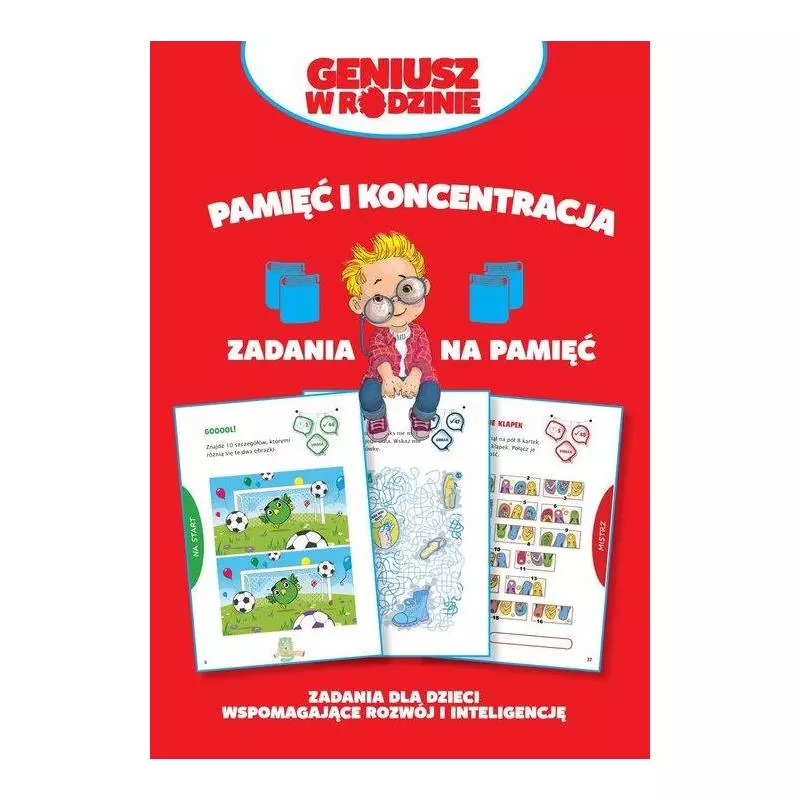 PAMIĘĆ I KONCENTRACJA. ĆWICZENIA NA PAMIĘĆ GENIUSZ W RODZINIE - Damidos