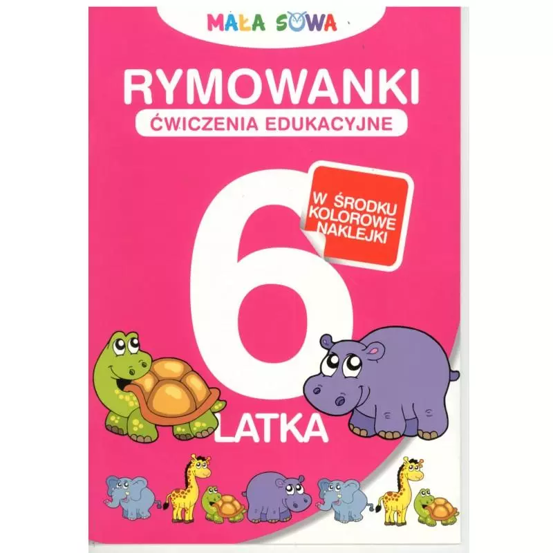 RYMOWANKI 6-LATKA ĆWICZENIA EDUKACYJNE - Damidos