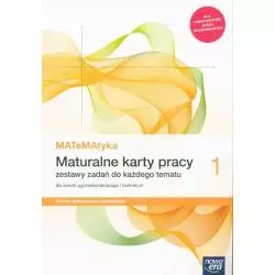MATEMATYKA 1 KARTY PRACY DLA LICEUM I TECHNUKUM ZAKRES PODSTAWOWY I ROZSZERZONY - Nowa Era