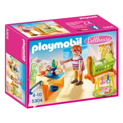 POKÓJ DZIECIĘCY Z KOŁYSKĄ PLAYMOBIL DOLLHOUSE 5304 - Playmobil