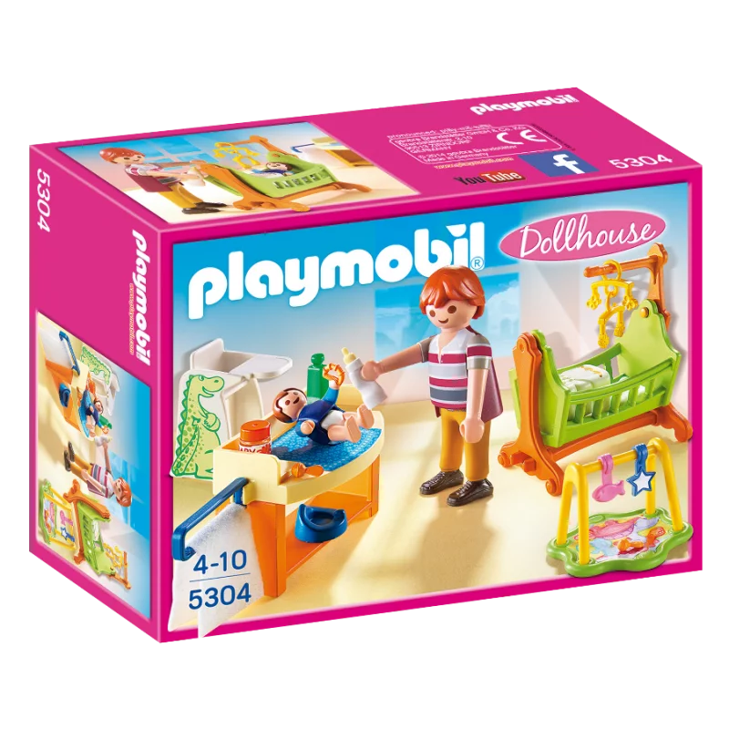 POKÓJ DZIECIĘCY Z KOŁYSKĄ PLAYMOBIL DOLLHOUSE 5304 - Playmobil