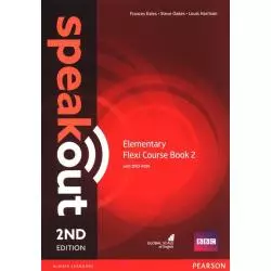 SPEAKOUT 2ND EDITION ELEMENTARY FLEXI STUDENTS BOOK 2 + DVD Frances Eales, Steve Oakes, Louis Harrison - Pearson