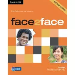 FACE2FACE STARTER WORKBOOK WITH KEY Chris Redston, Gillie Cunningham - Cambridge University Press