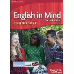 ENGLISH IN MIND 1 STUDENTS BOOK + DVD Herbert Puchta, Jeff Stranks - Cambridge University Press