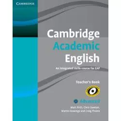 CAMBRIDGE ACADEMIC ENGLISH C1 ADVANCED TEACHERS BOOK Matt Firth, Chris Sowton, Martin Hewings, Craig Thaine - Cambridge Unive...